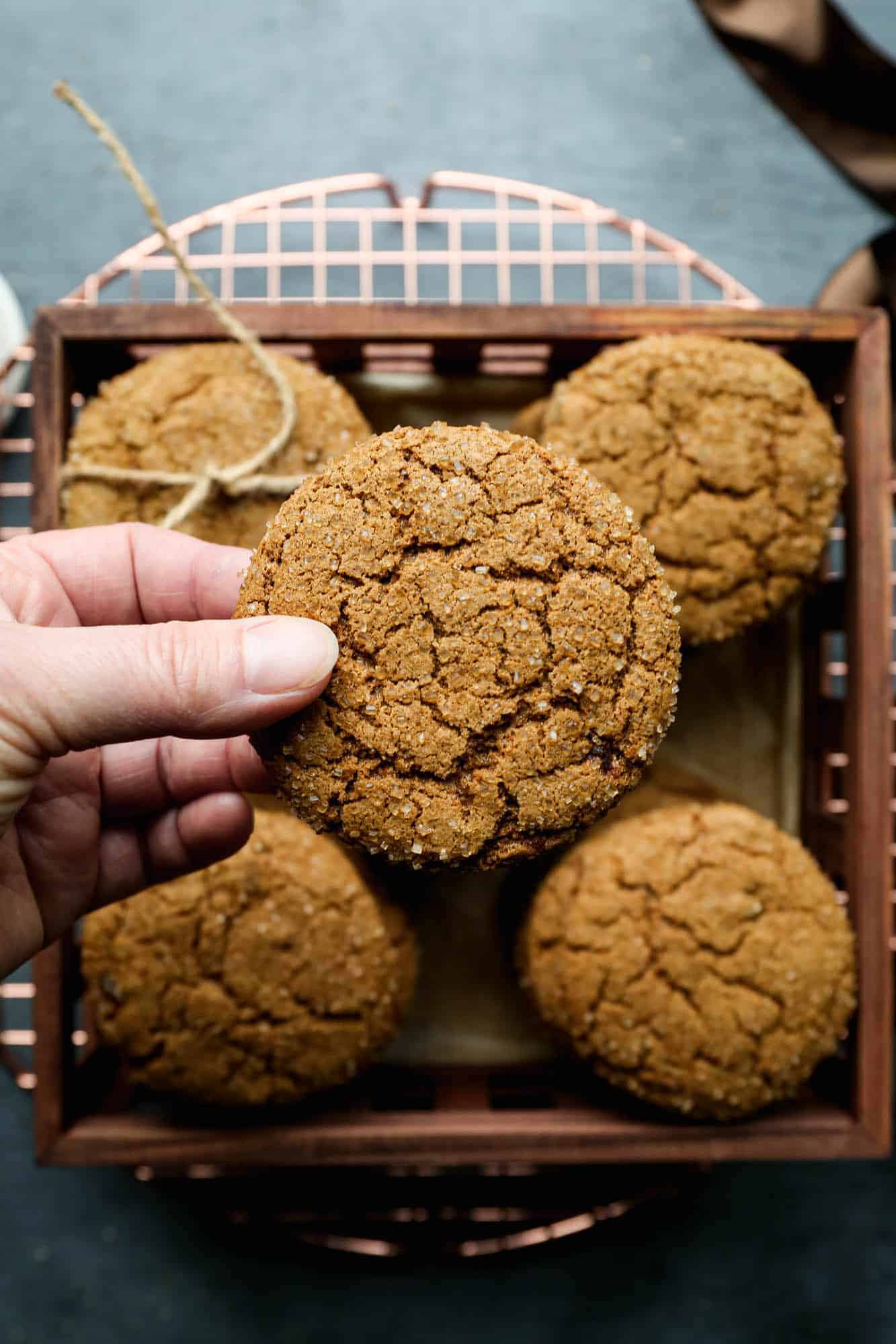 a gluten free ginger cookie for Christmas baking.
