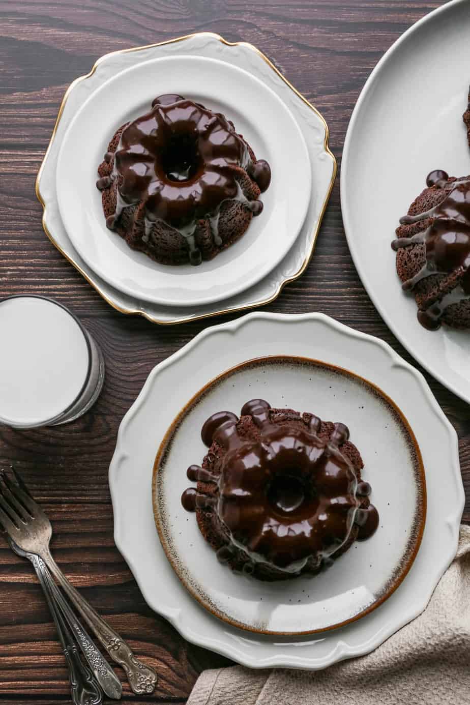 Chocolate Chip Double Bundt Cake - Sprinkle Bakes