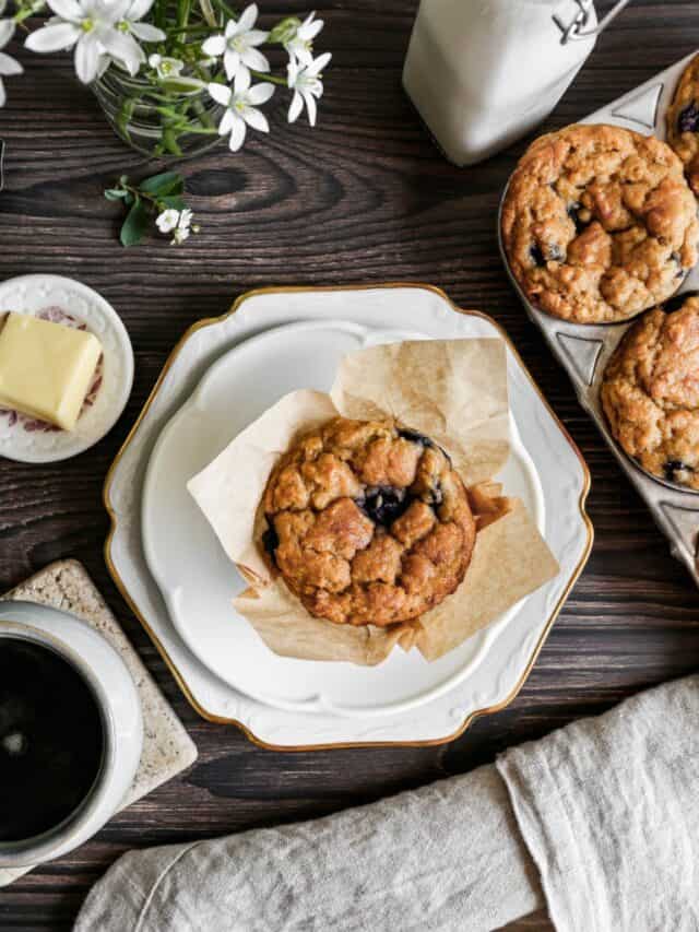 Gluten Free Blueberry Oat Muffins Story