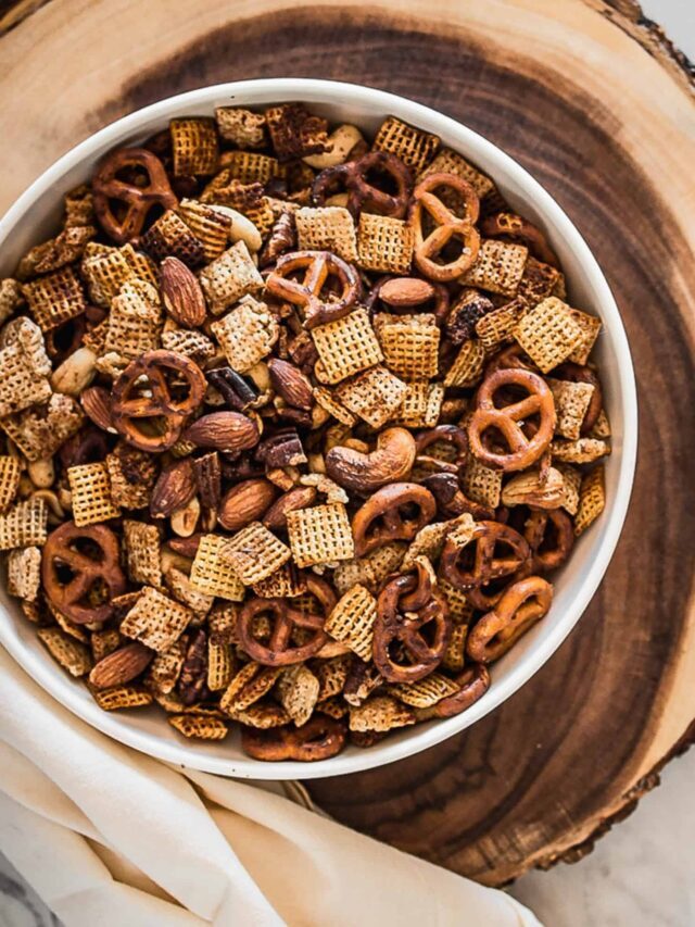 Air Fryer Chex Mix Story