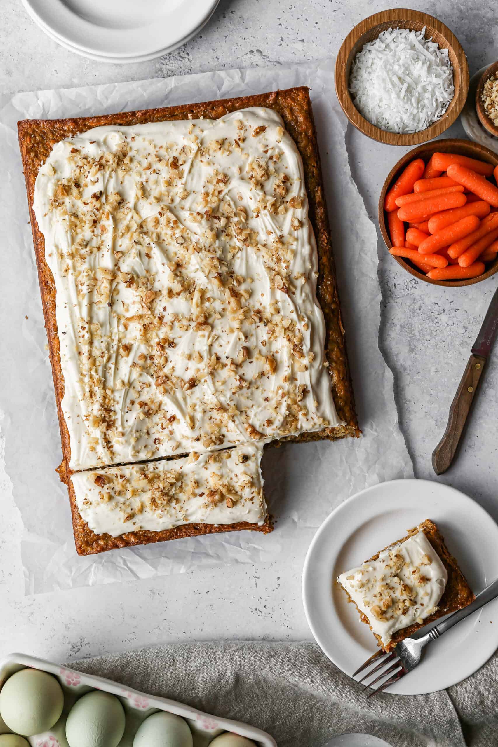 GF Carrot Sheet Cake-9600